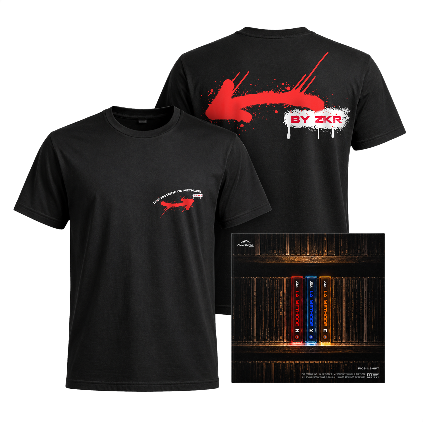 Pack t-shirt + CD EP (triple CD)